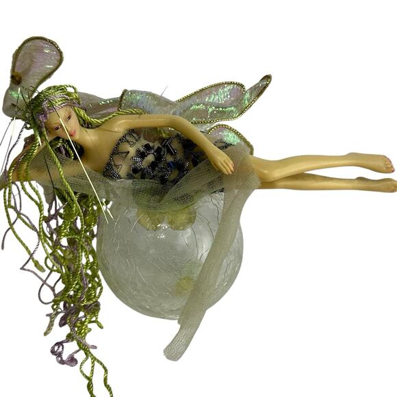 Handmade Bubble Rubber Fairy Christmas Ornament - Picture 3 of 9